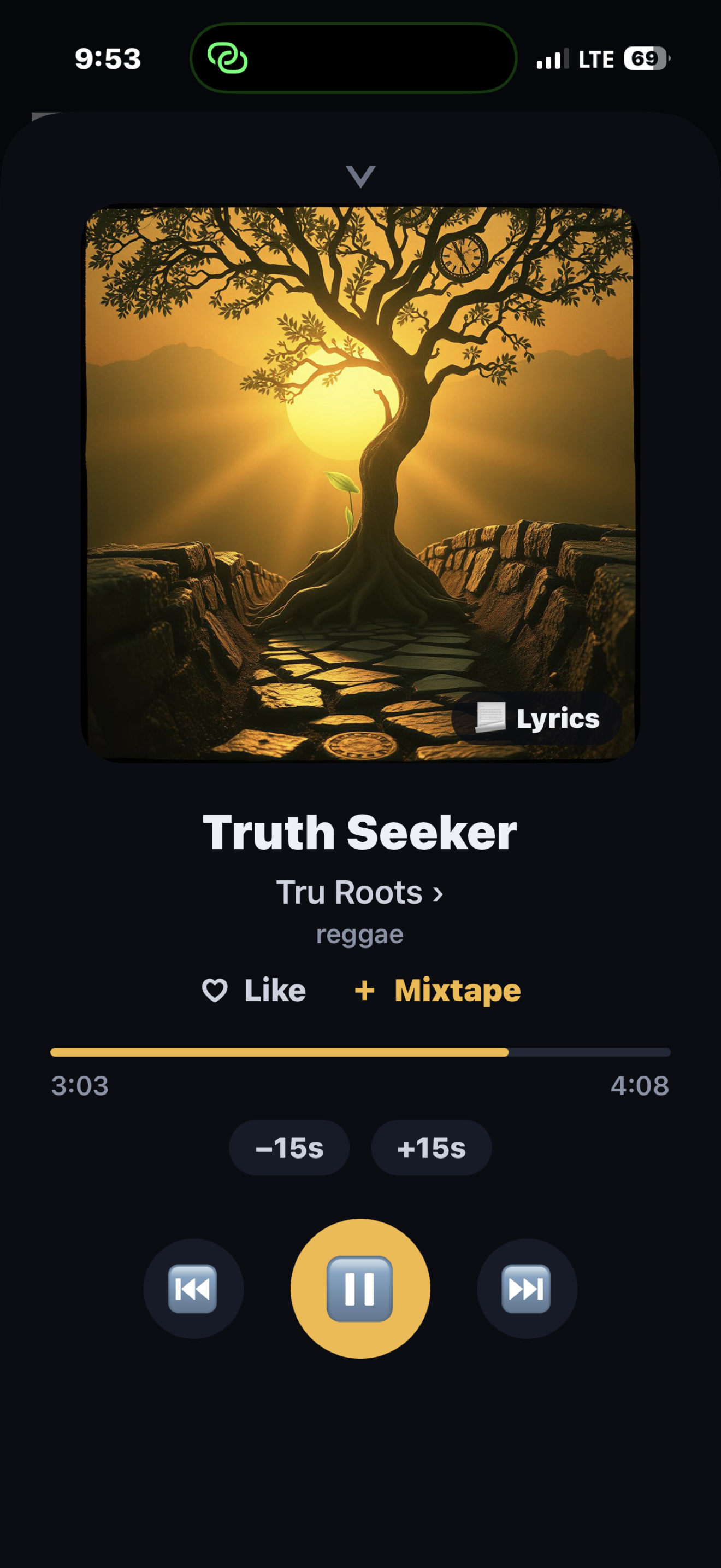 Artist page